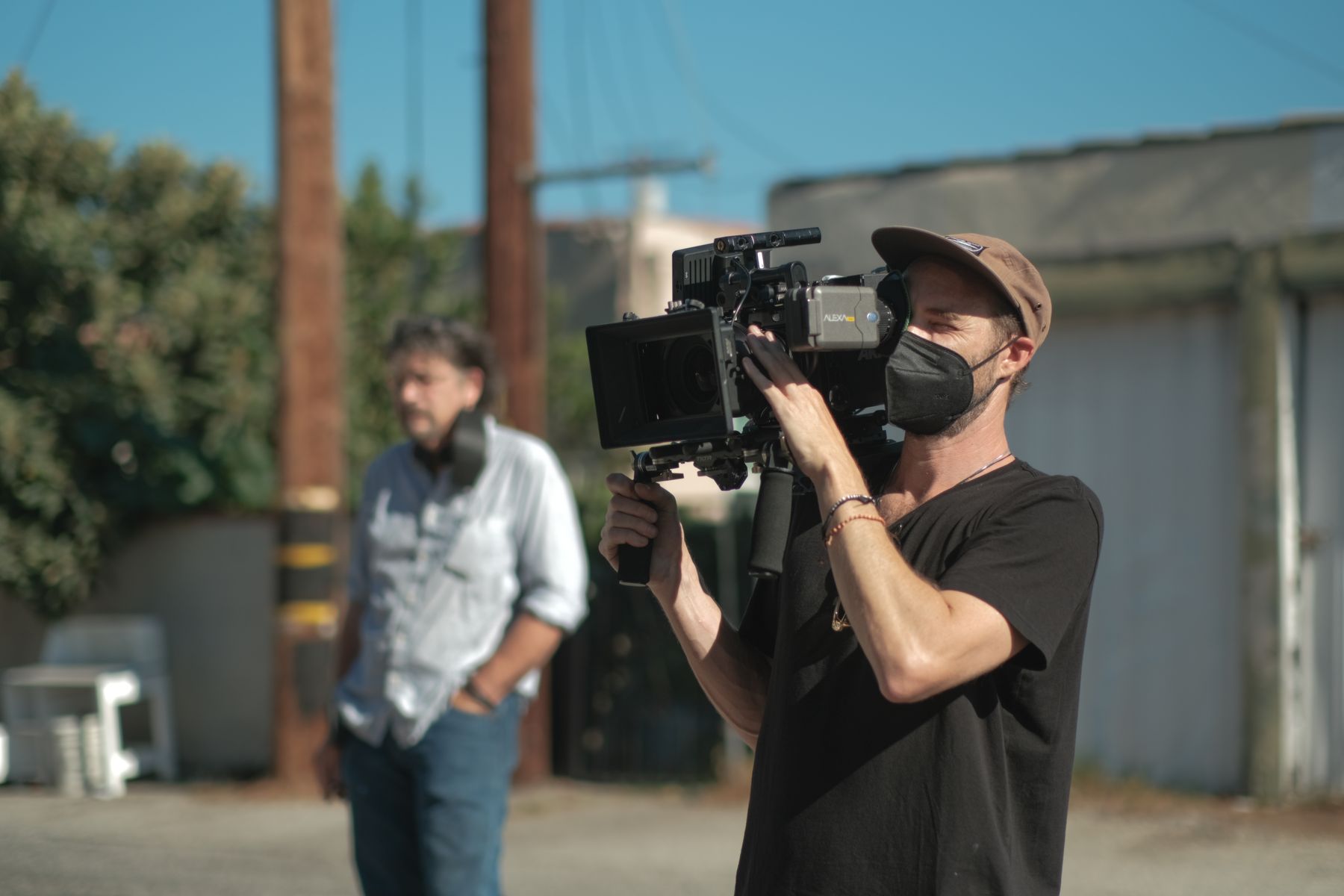 Shooting outside on the street
